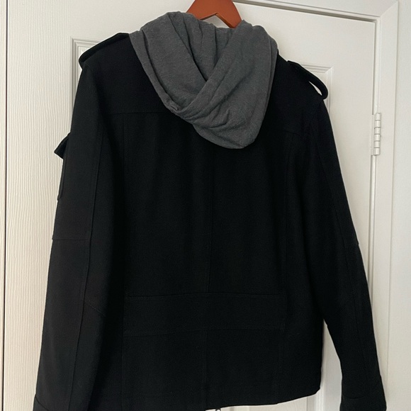 Black Levi Heavy Jacket Mens medium - Picture 3 of 5